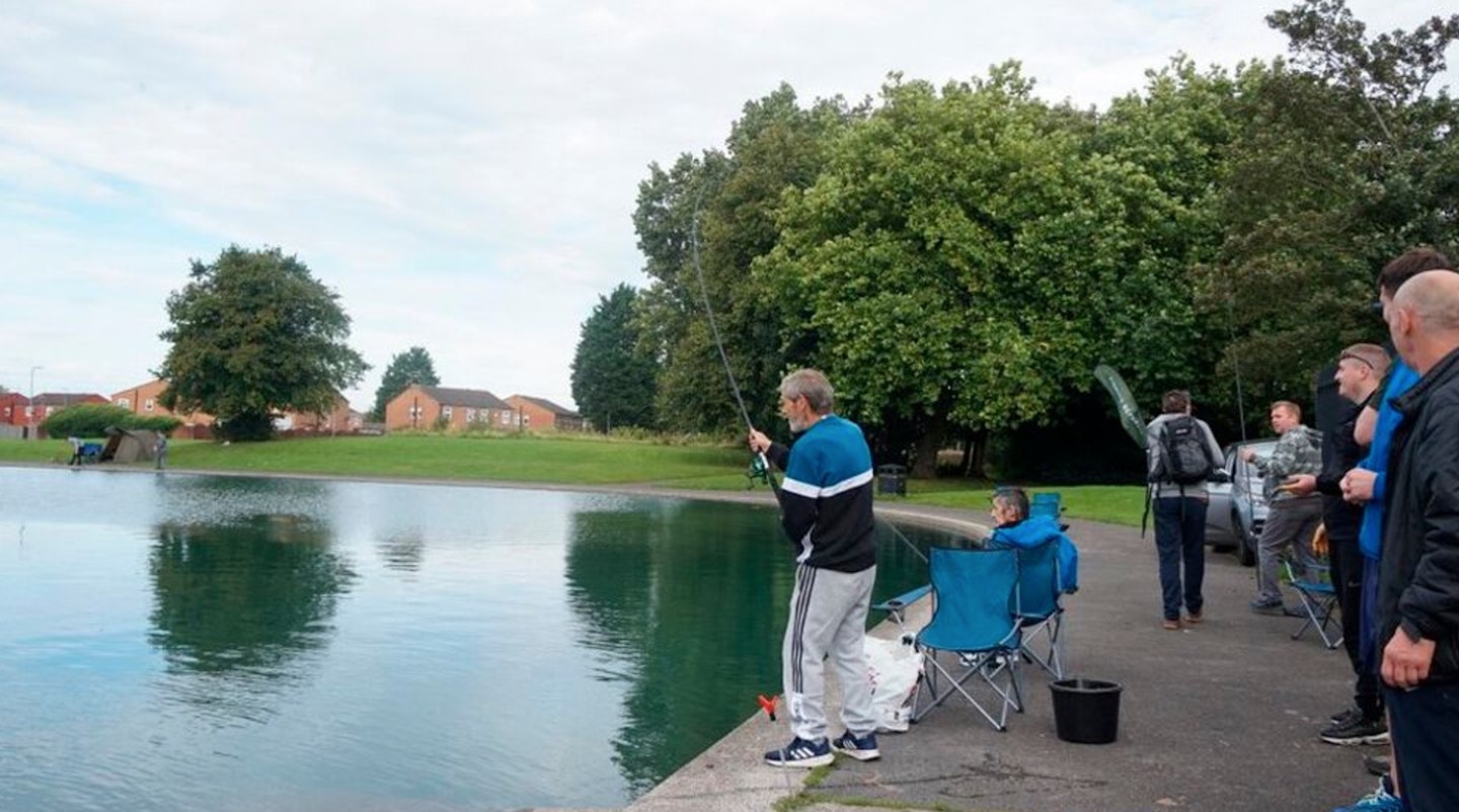 Walton Hall Park lake hosted the first event