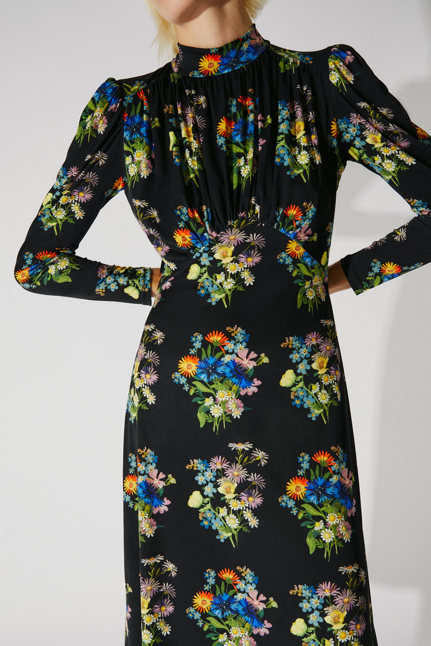 The British Museum x WH: The Mary Delany Collection Gathered Midi Dress, £39.20