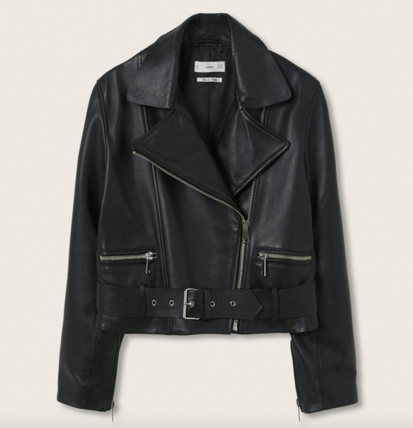 Mango, 100% Leather Jacket, £229.99