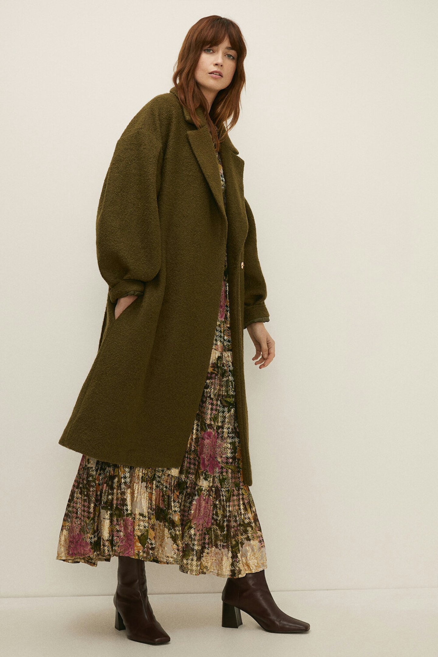 Oasis, Balloon Sleeve Coat, £103