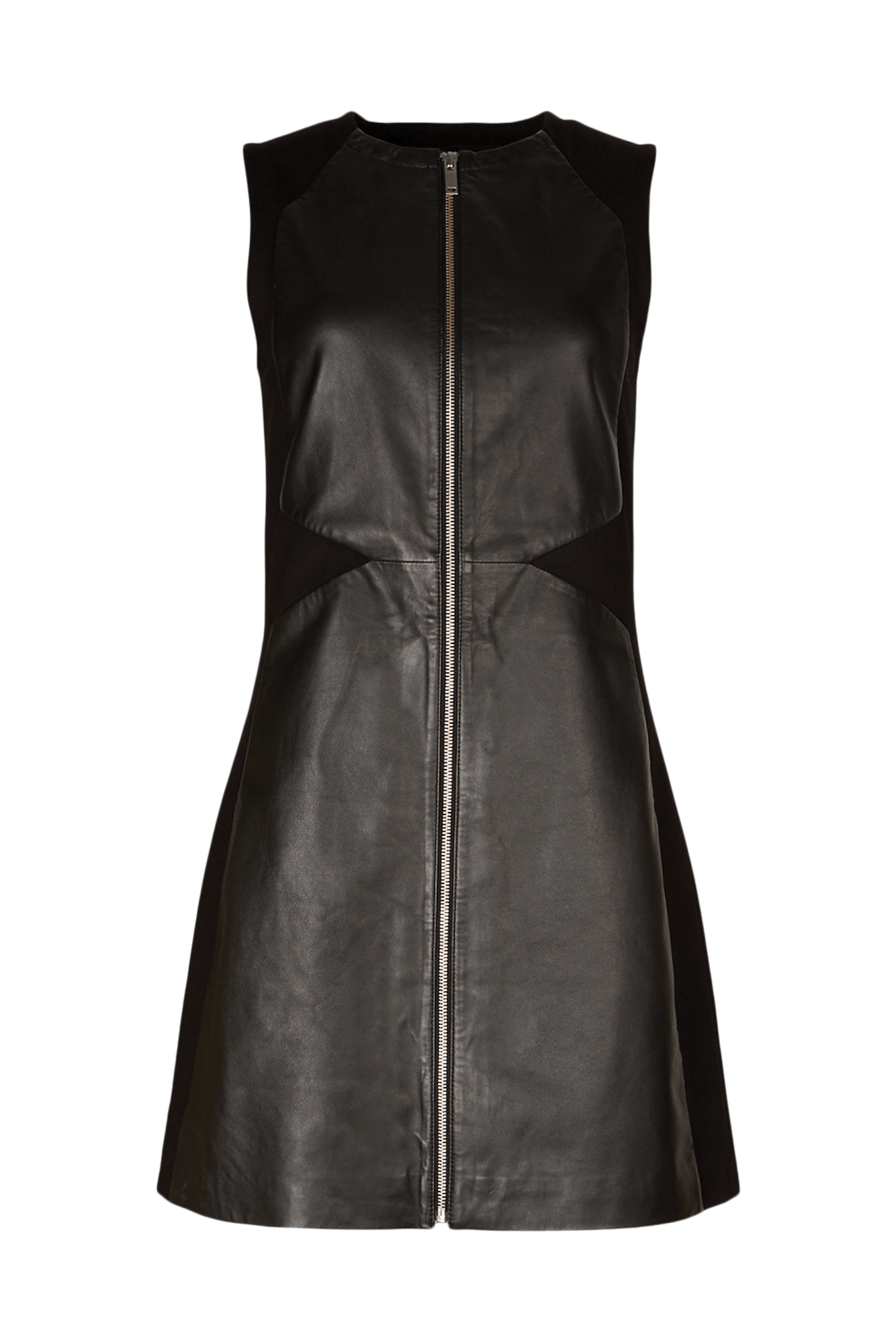 Oasis, Ponte Leather Mix Dress, £175.20