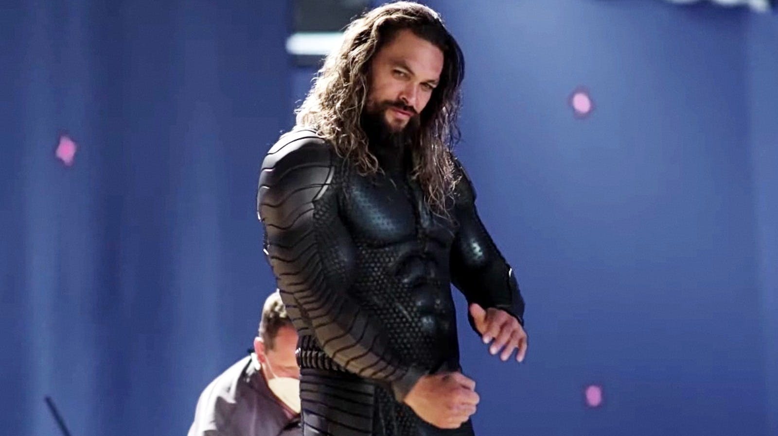 Jason Momoa filming Aquaman 2