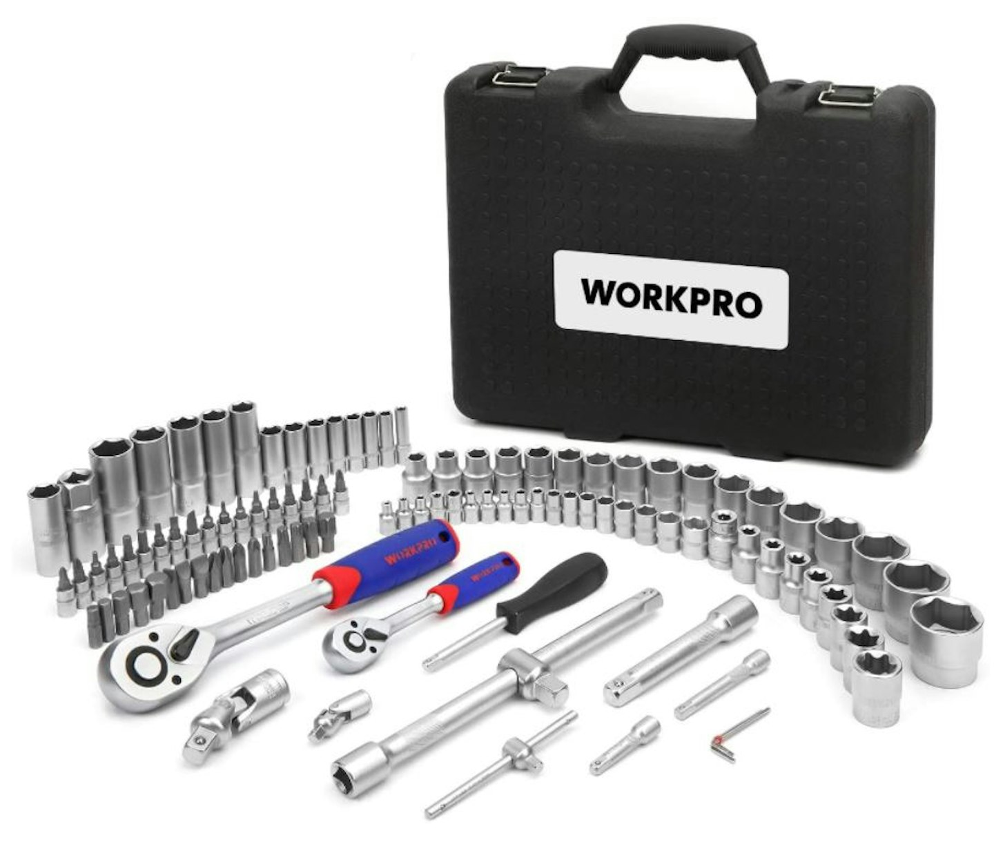 WorkPro 108 Piece Socket Set