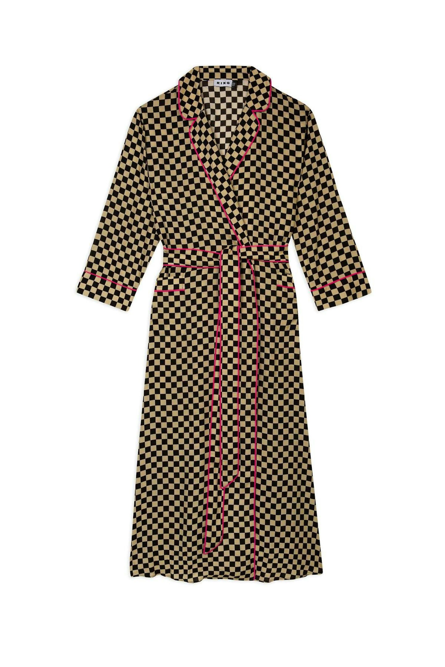 Rixo, Checkerboard Robe, £135