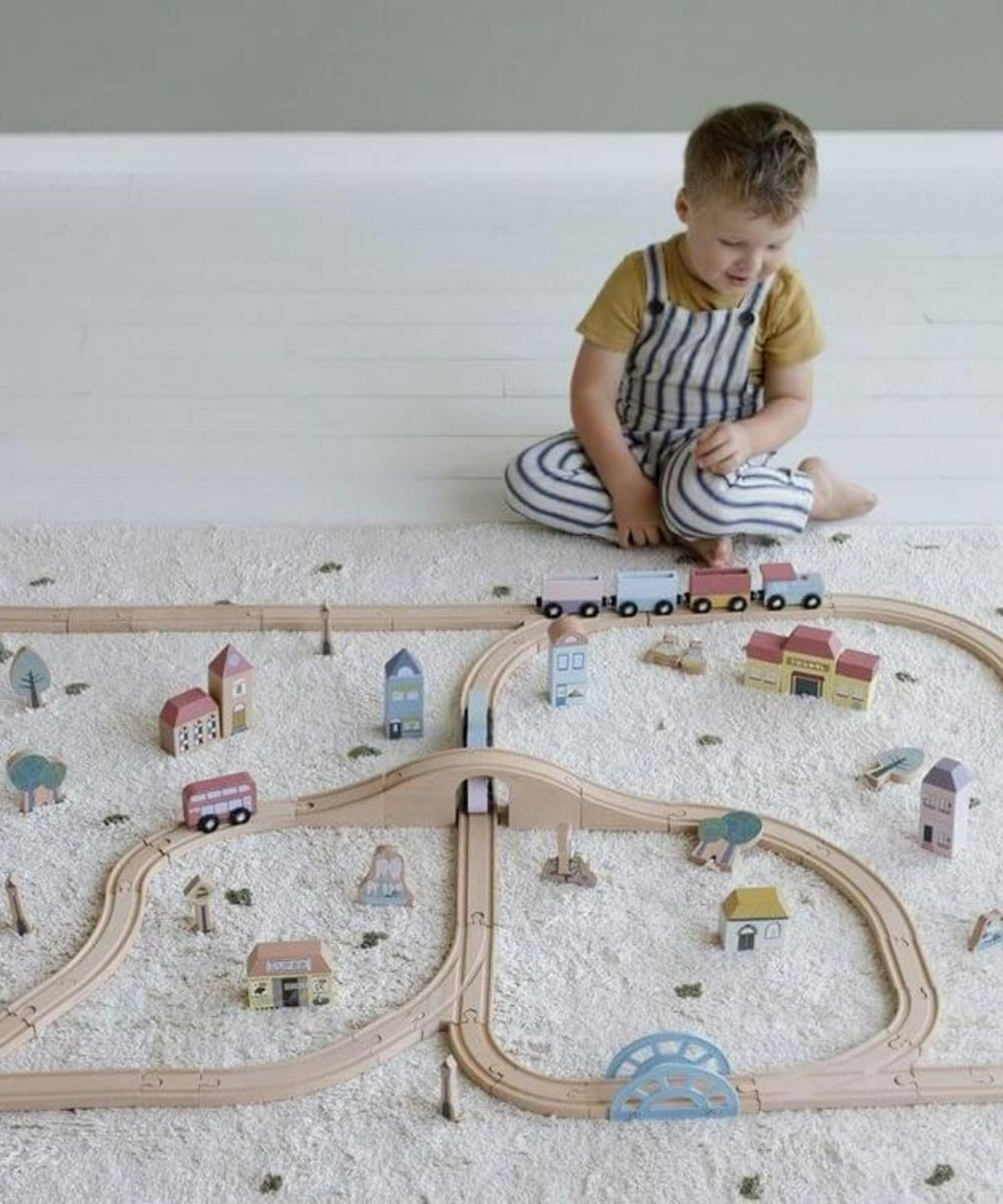 Little Dutch Railway Train XXL Set