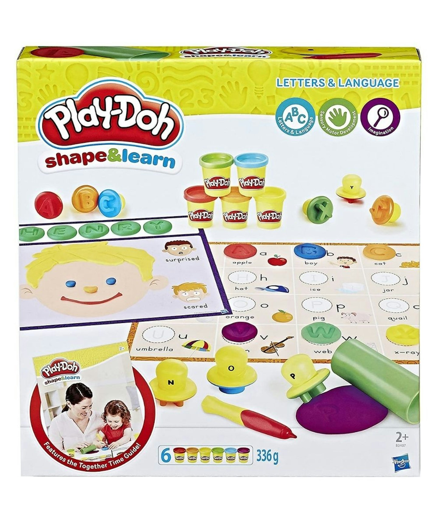 Play-Doh Shape and Learn Letters and Language