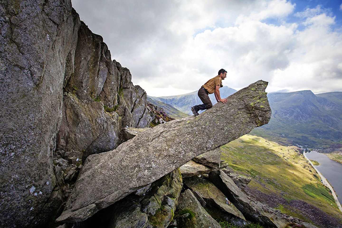 More rides than an amusement park  – the Cannon Stone on Tryfan.