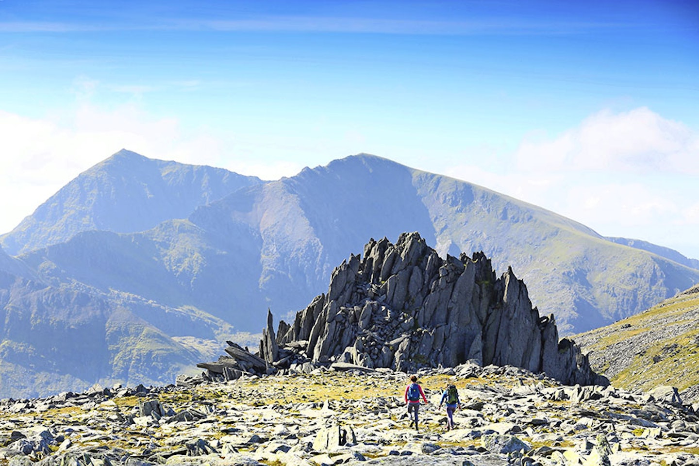 One of the best views in Britain, looking over the ‘Castle of the Winds’ towards Snowdon.