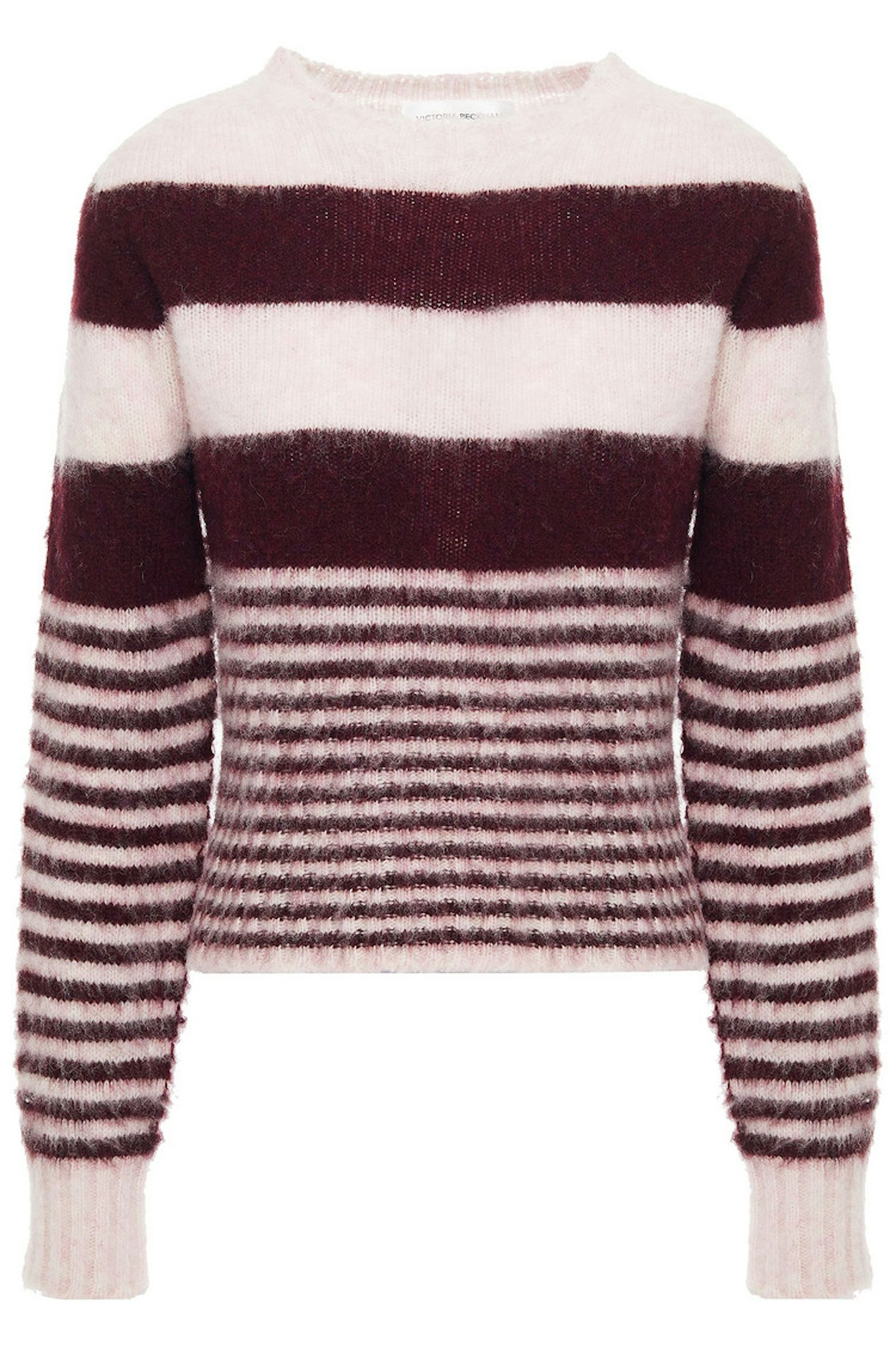 Victoria Beckham at The Outnet, Brushed striped wool sweater, £250