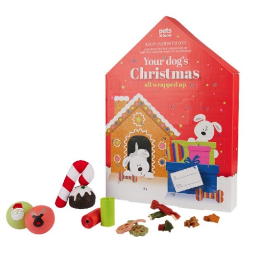 Pets at Home Christmas Giant Kennel Toys and Treats Advent Calendar for Dogs