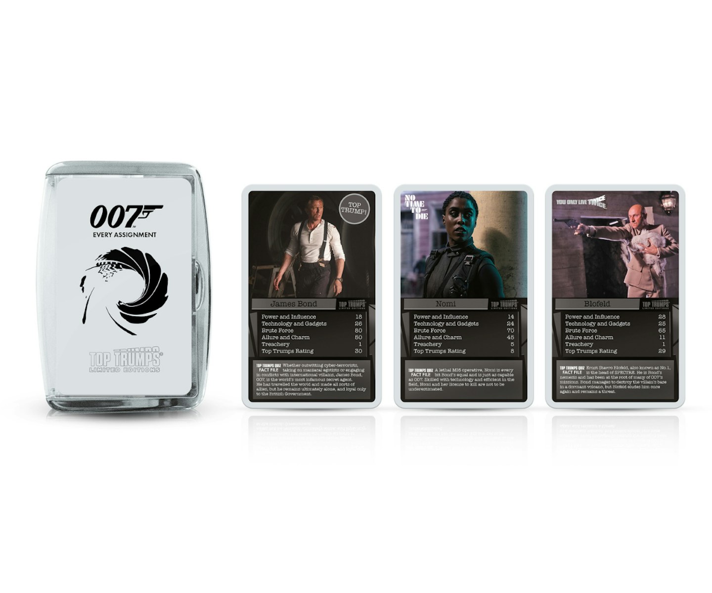 james bond every assignment top trumps game