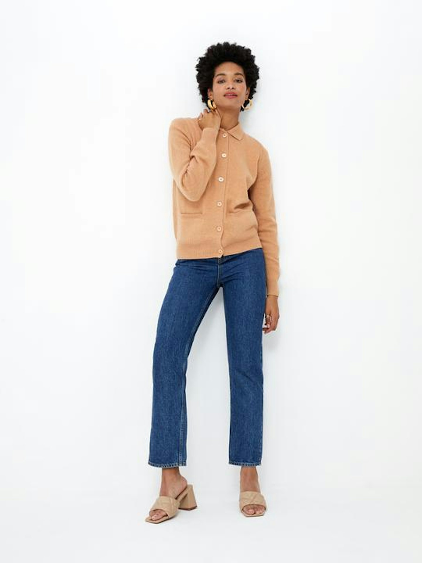 Omnes, Marta High-Rise Straight Jeans In Indigo, £55