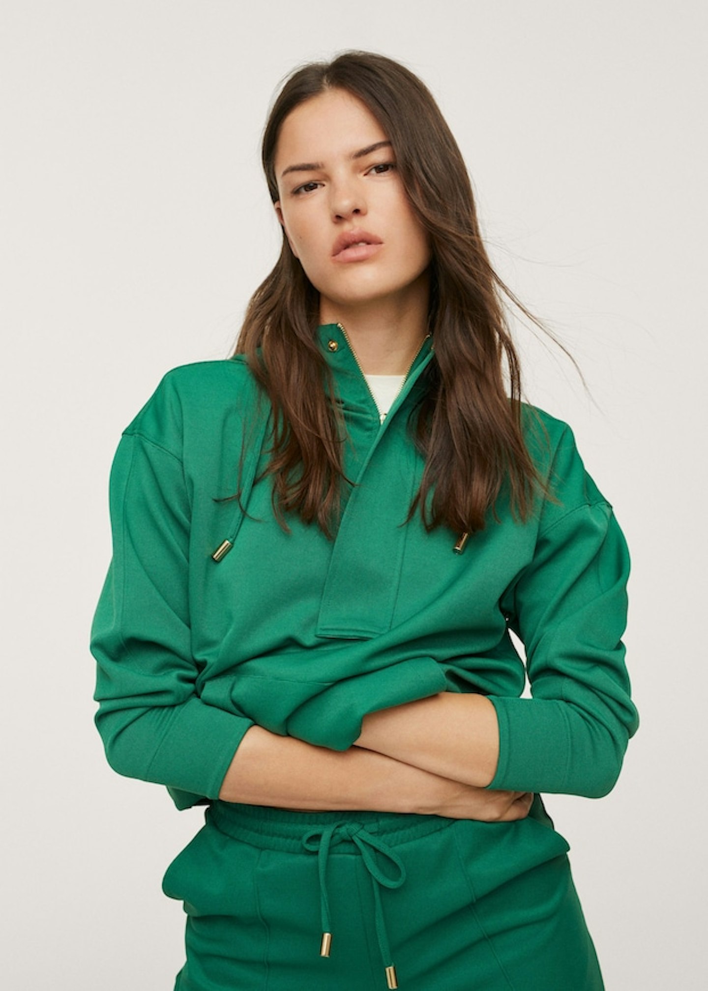 Mango, Zipped Hoodie, £35.99