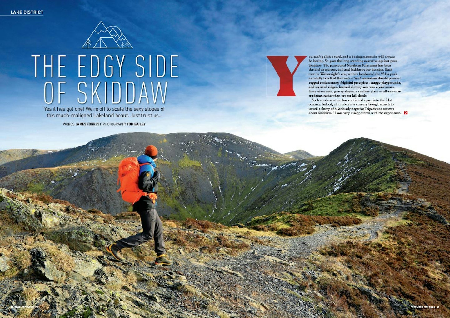 The edgy side of Skiddaw