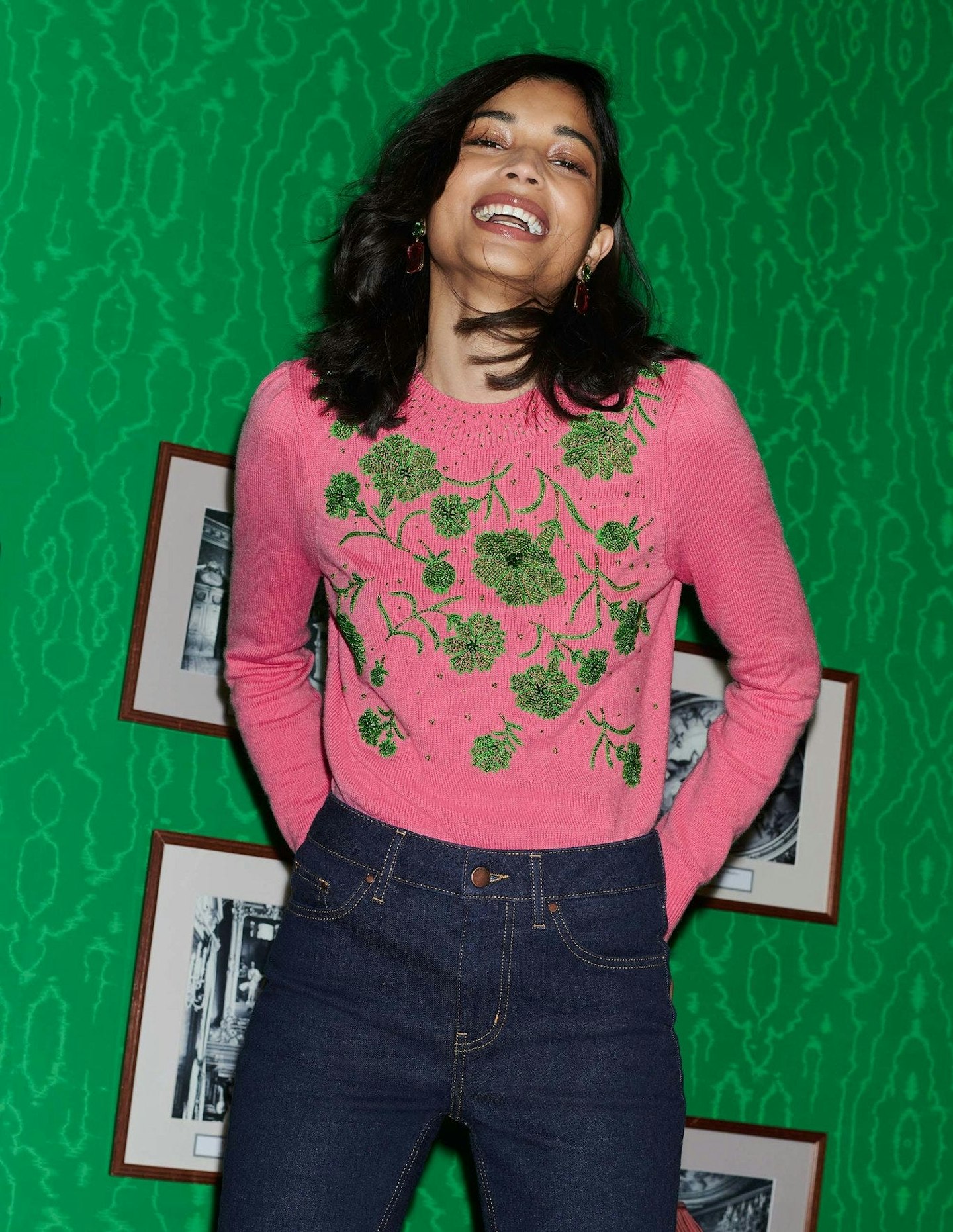 Boden, Embellished Jumper, £110
