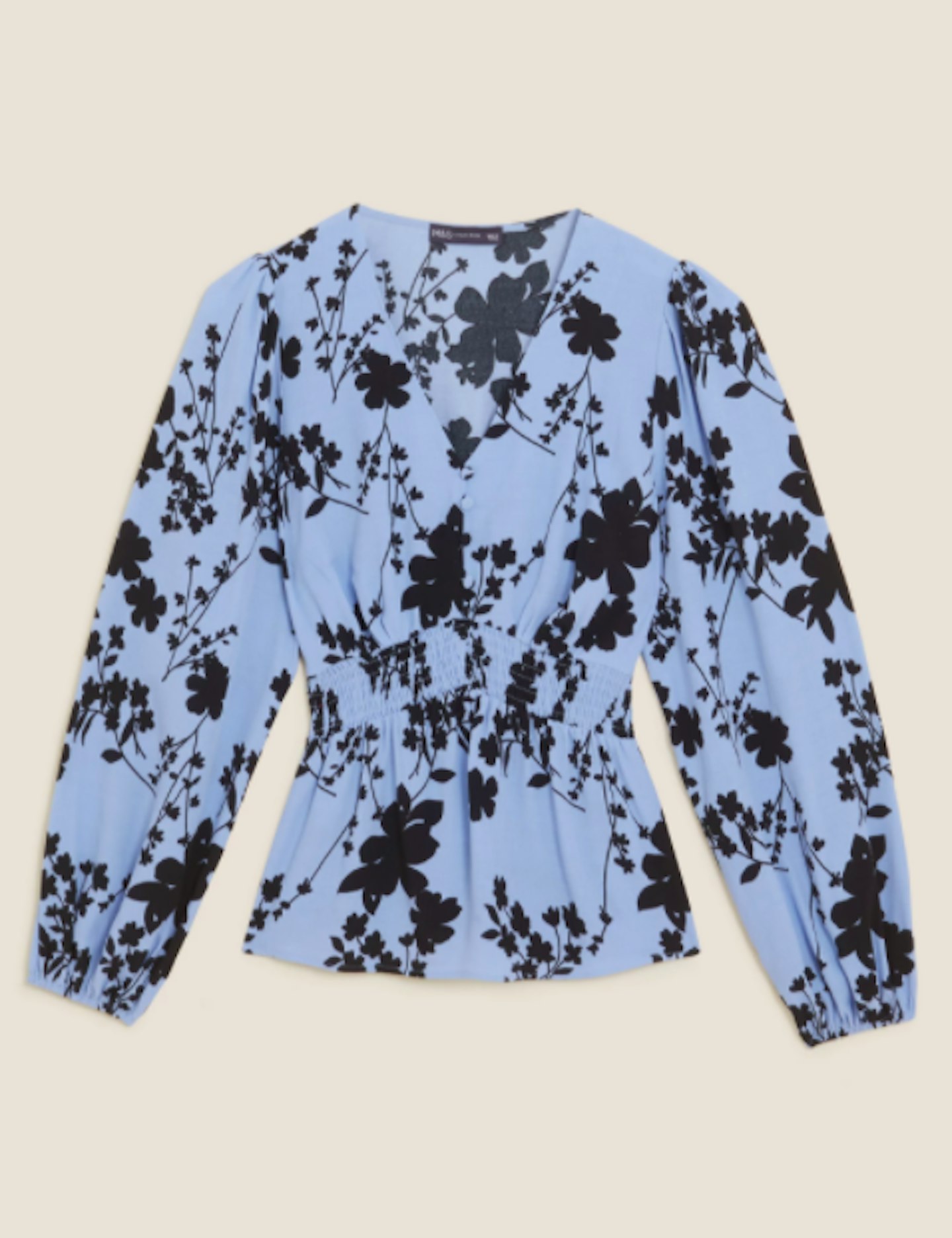 M&S, Shirred Top, £29.50