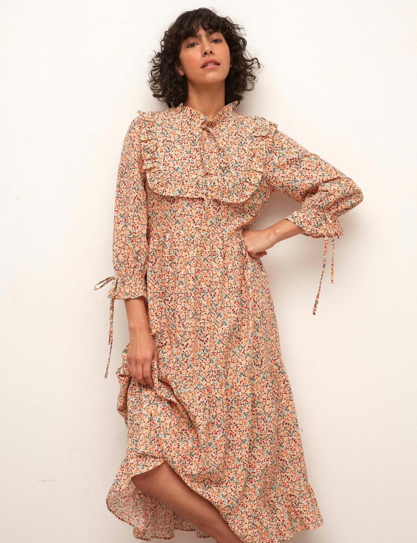 Nobody's Child, Ruffled Midi Dress, £65