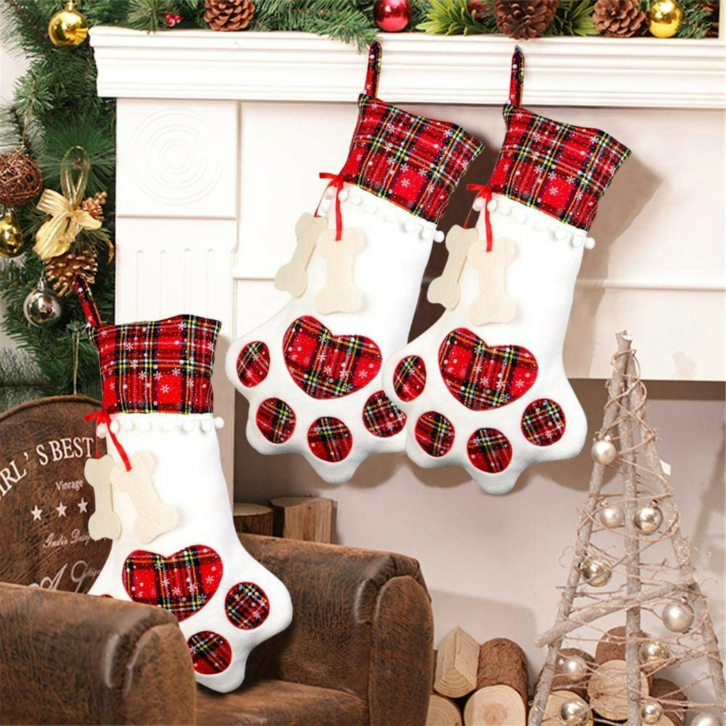 OurWarm Pet Dog Christmas Stockings