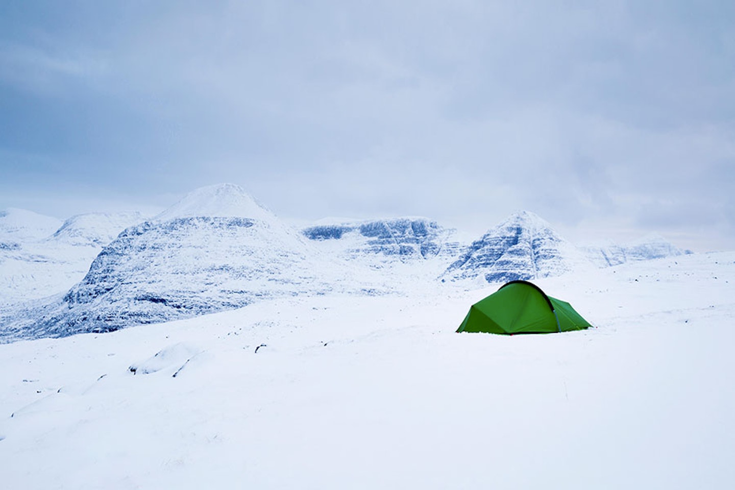 camping in a winter wonder land