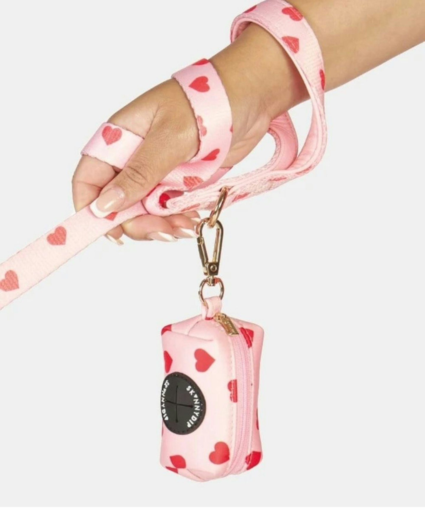 Love Heart Printed Poop Bag Dispenser