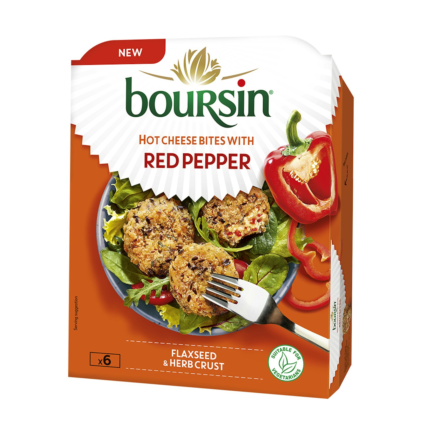 Boursin Hot Cheese Bites with Red Pepper