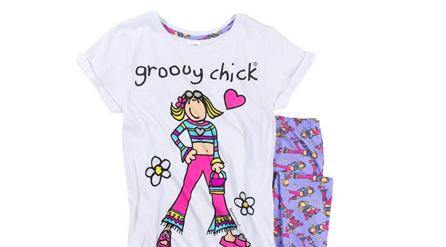 IndieGo Distribution Ltd Womens Groovy Chick Pyjamas