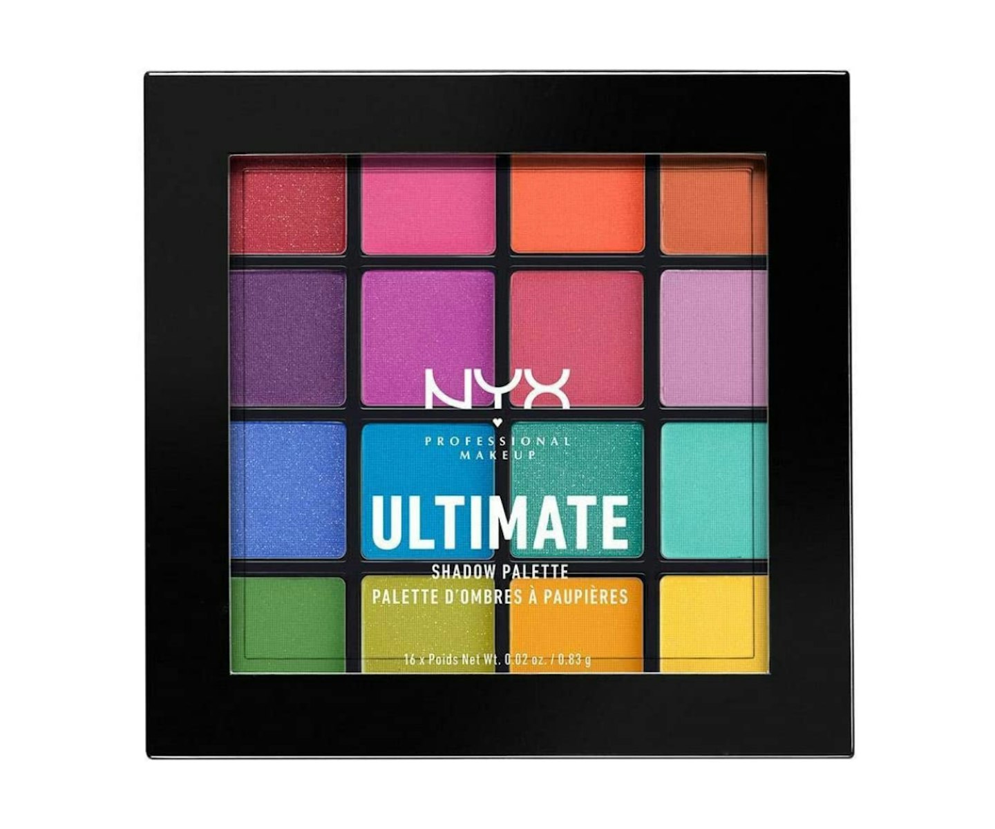 NYX Professional Makeup Ultimate Neon Eyeshadow Palette