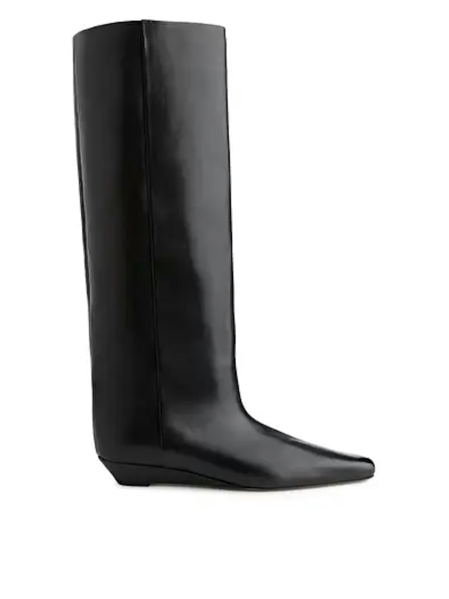 Arket, Wide Shaft Wedge Boots, £290