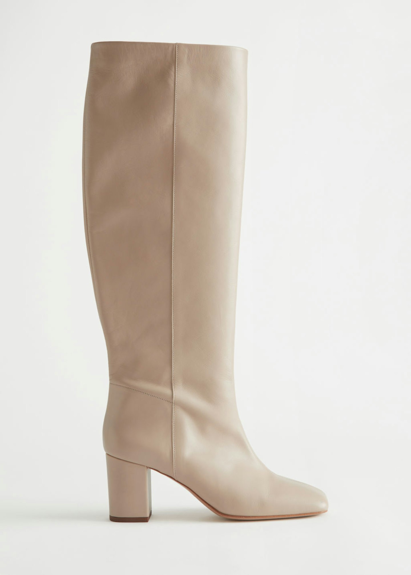 & Other Stories, Square Toe Leather Boots, £205
