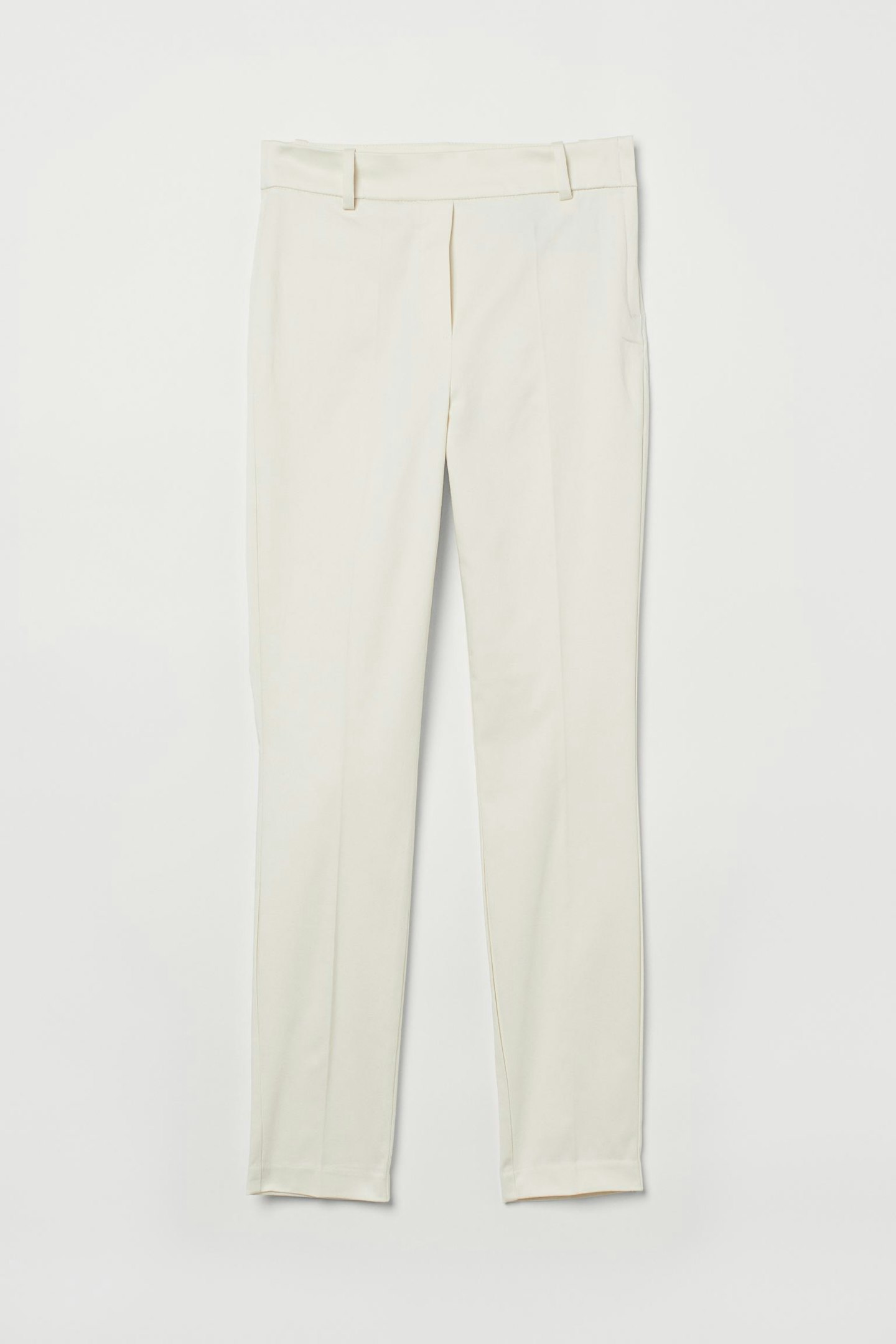 Crease-leg trousers