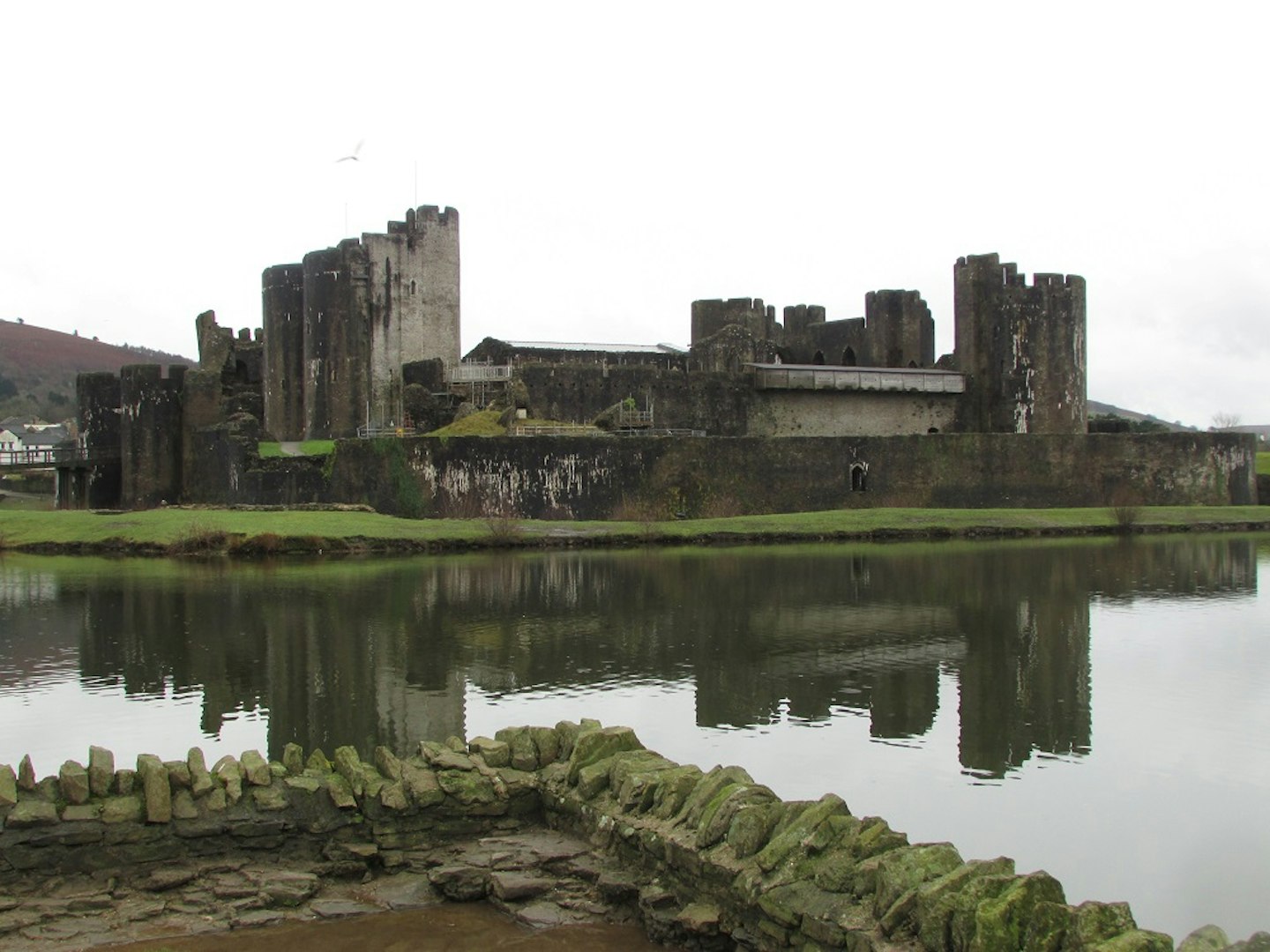 Caerphilly Castle, Caerphilly, South Wales