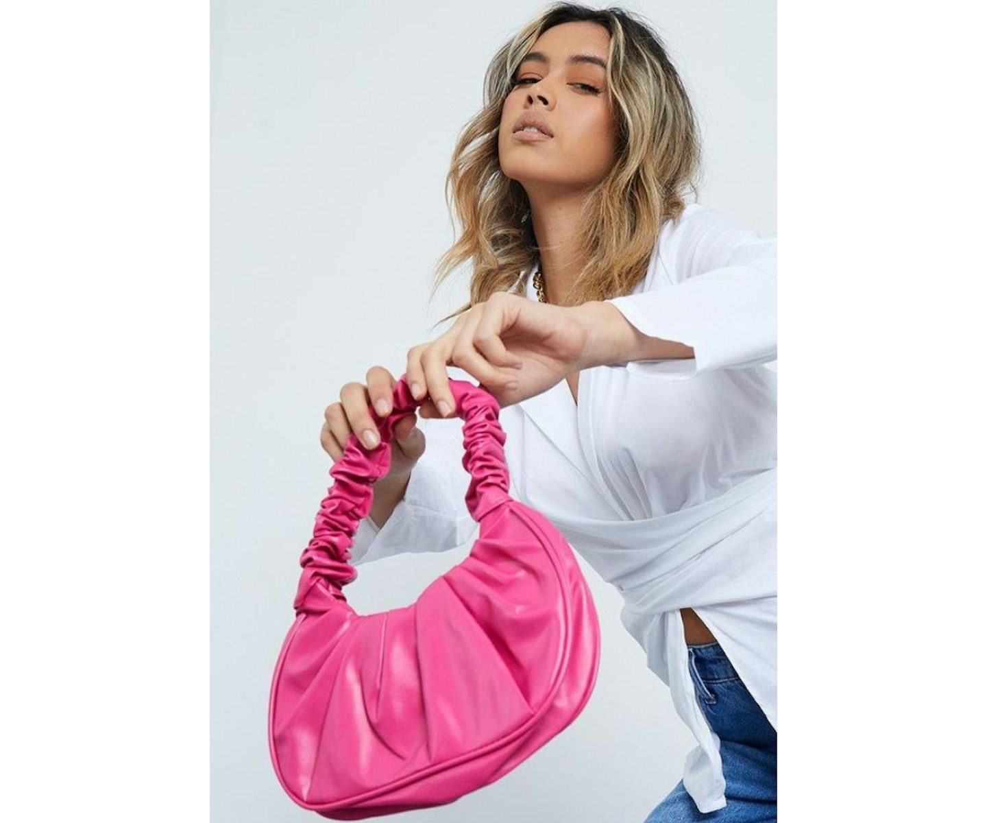 ruched-bag