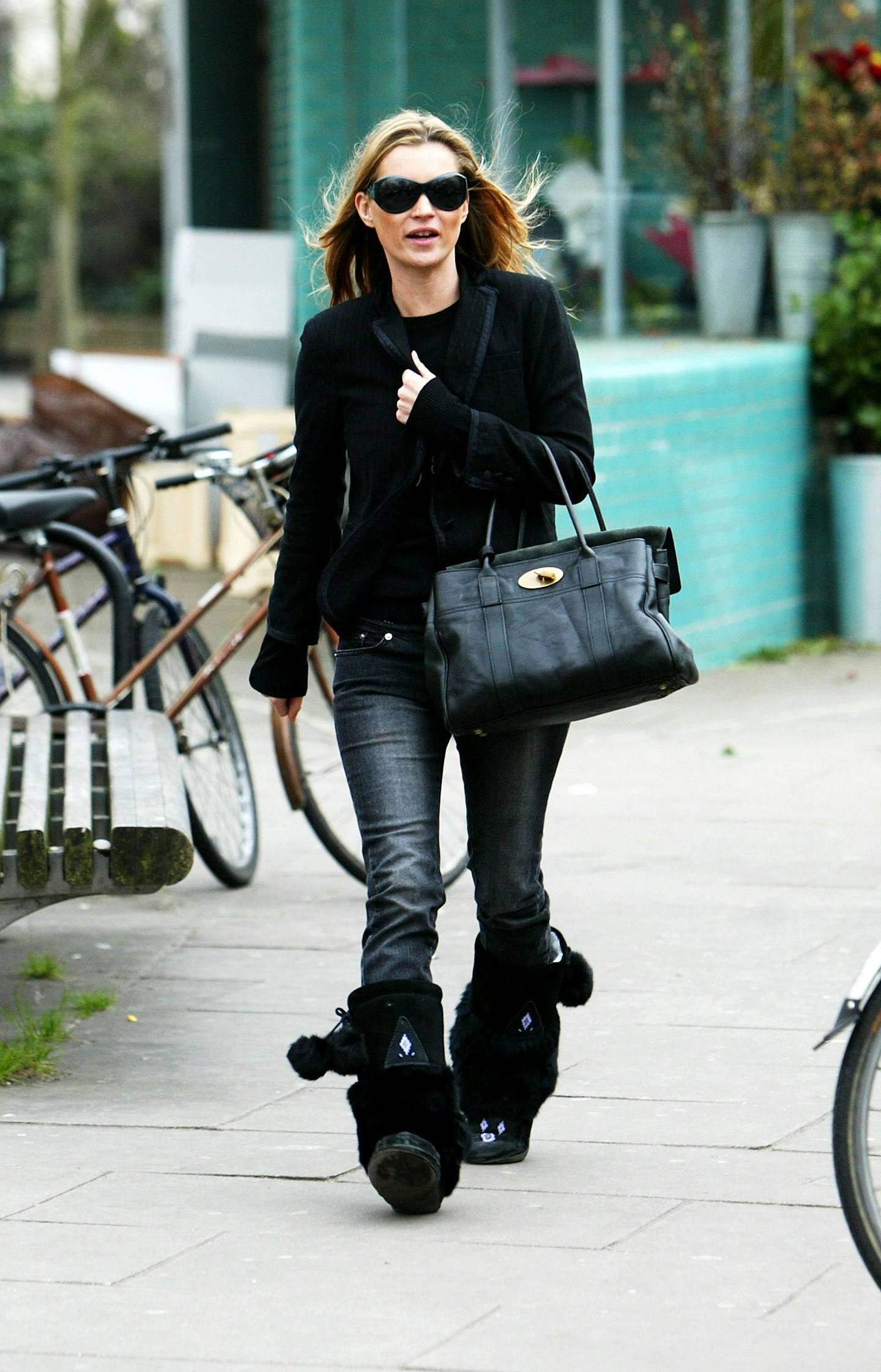 6 Ways Celebrities Are Wearing Uggs and Leggings (That Are Still Stylish)