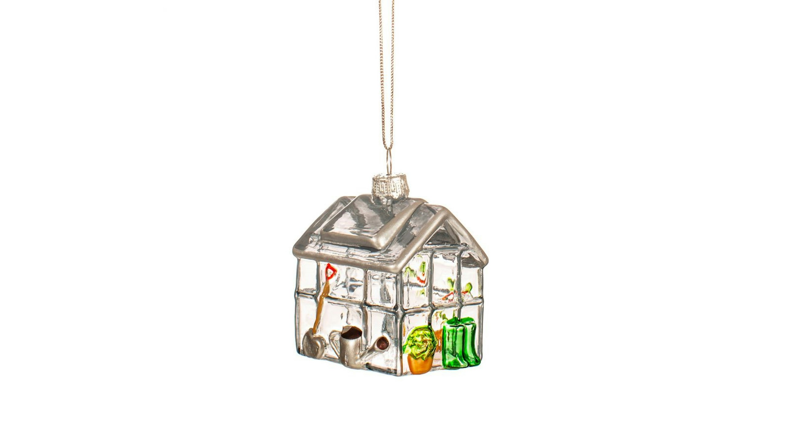 Greenhouse Christmas Decoration, £5.95, Graham and Green 01225 418 200; www.grahamandgreen.co.uk