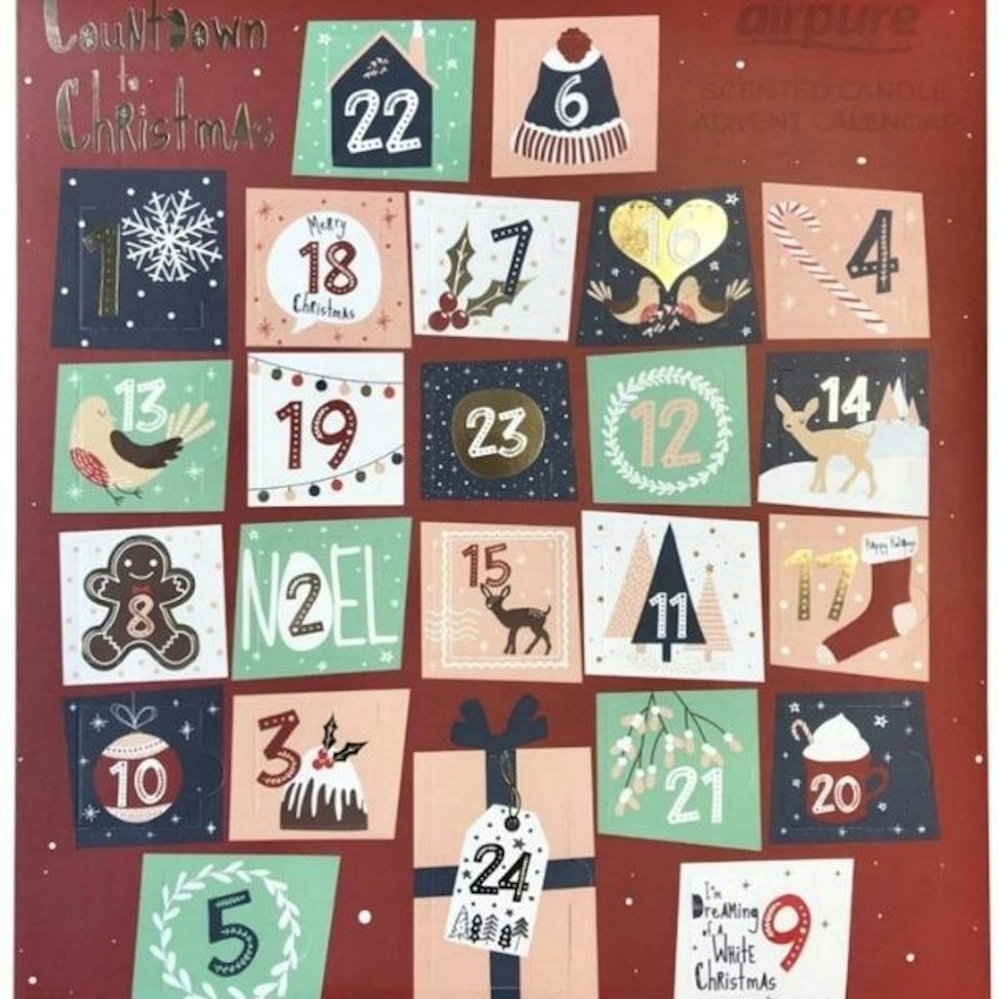 PureAir AirPure Scented Candle Christmas Advent Calendar