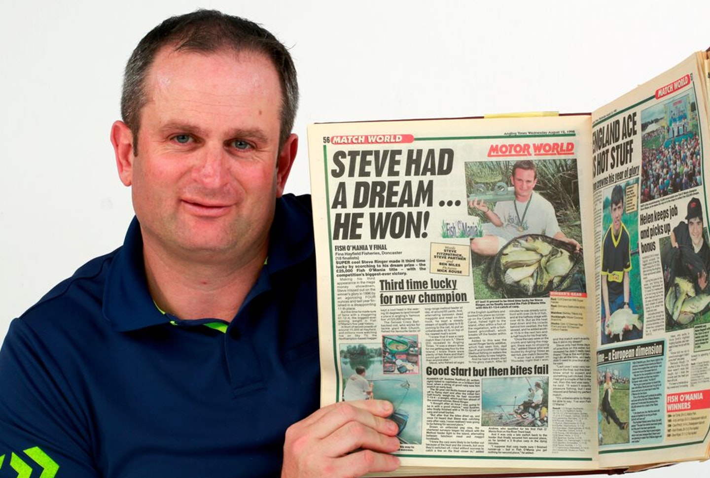 Steve Ringer: A dream peg! 