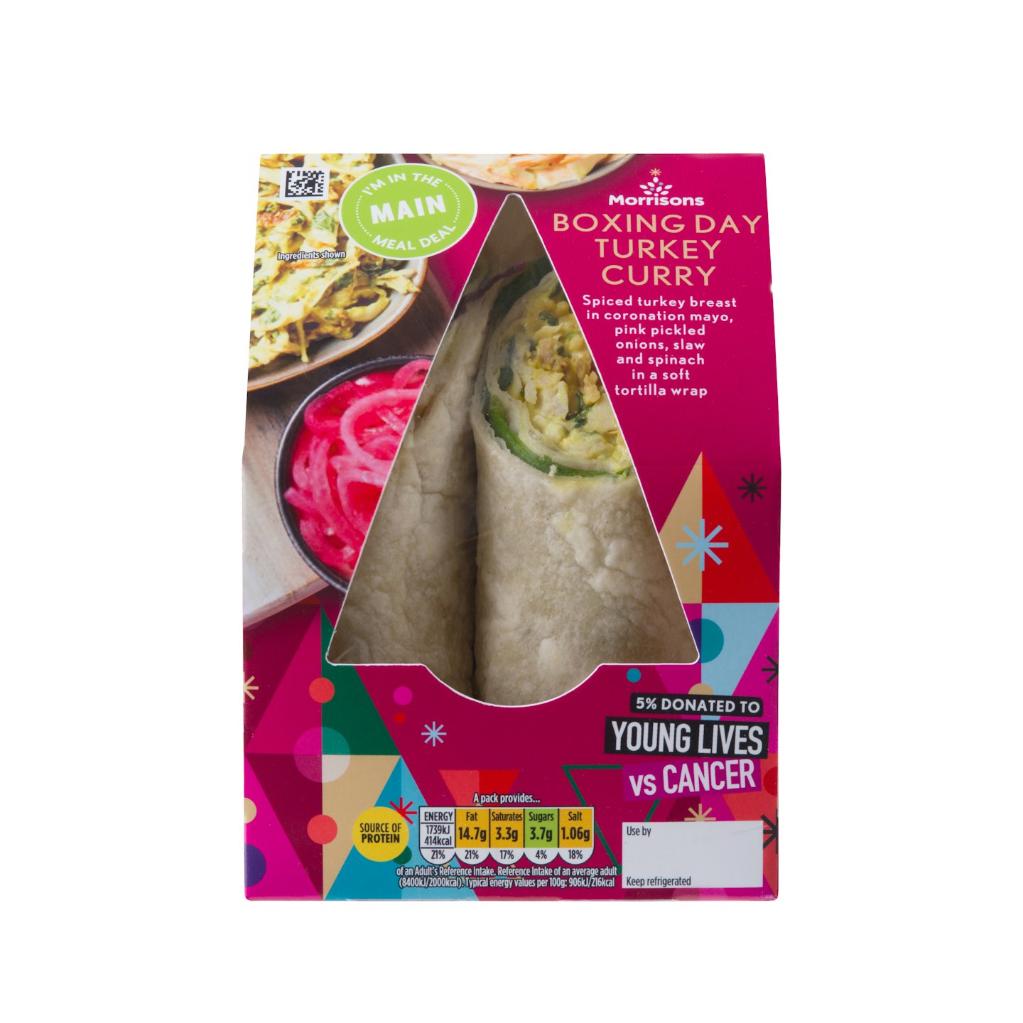Morrisons Boxing Day Turkey Curry Wrap