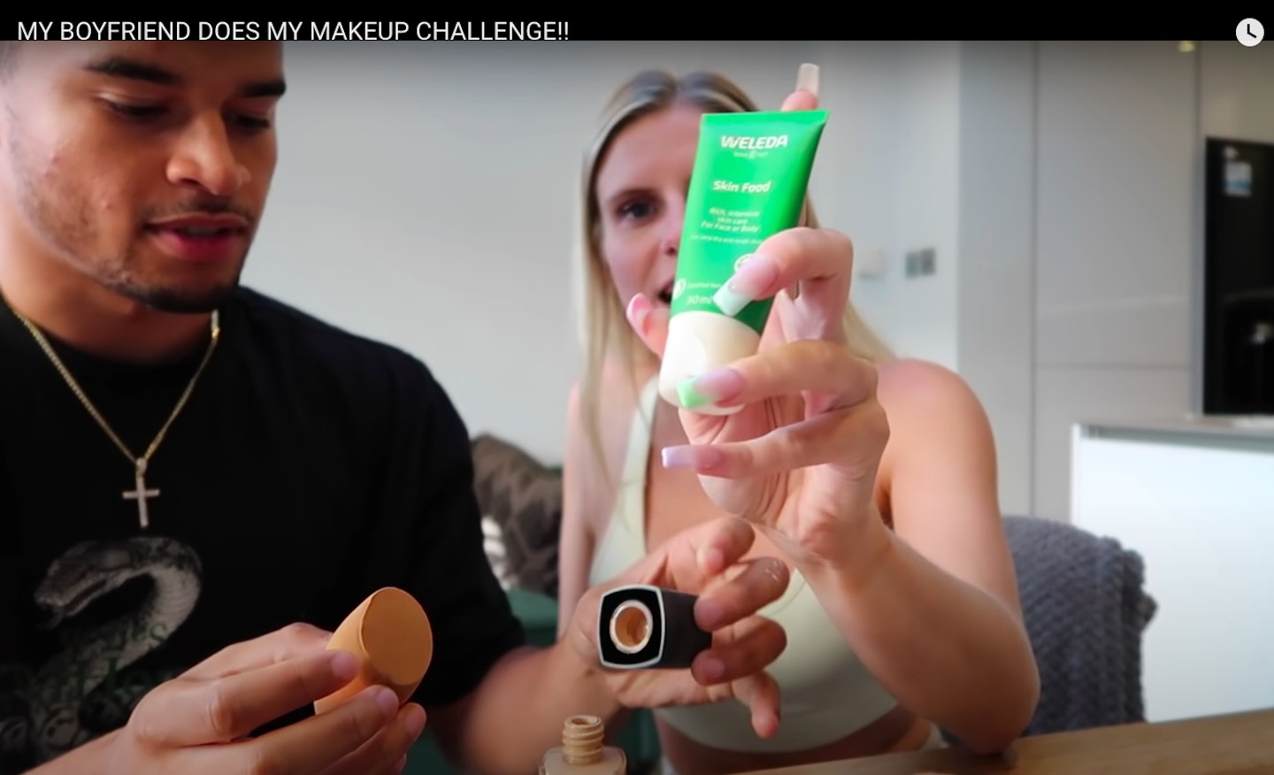 Chloe Burrows swears by Weleda Skin Food for glowy skin