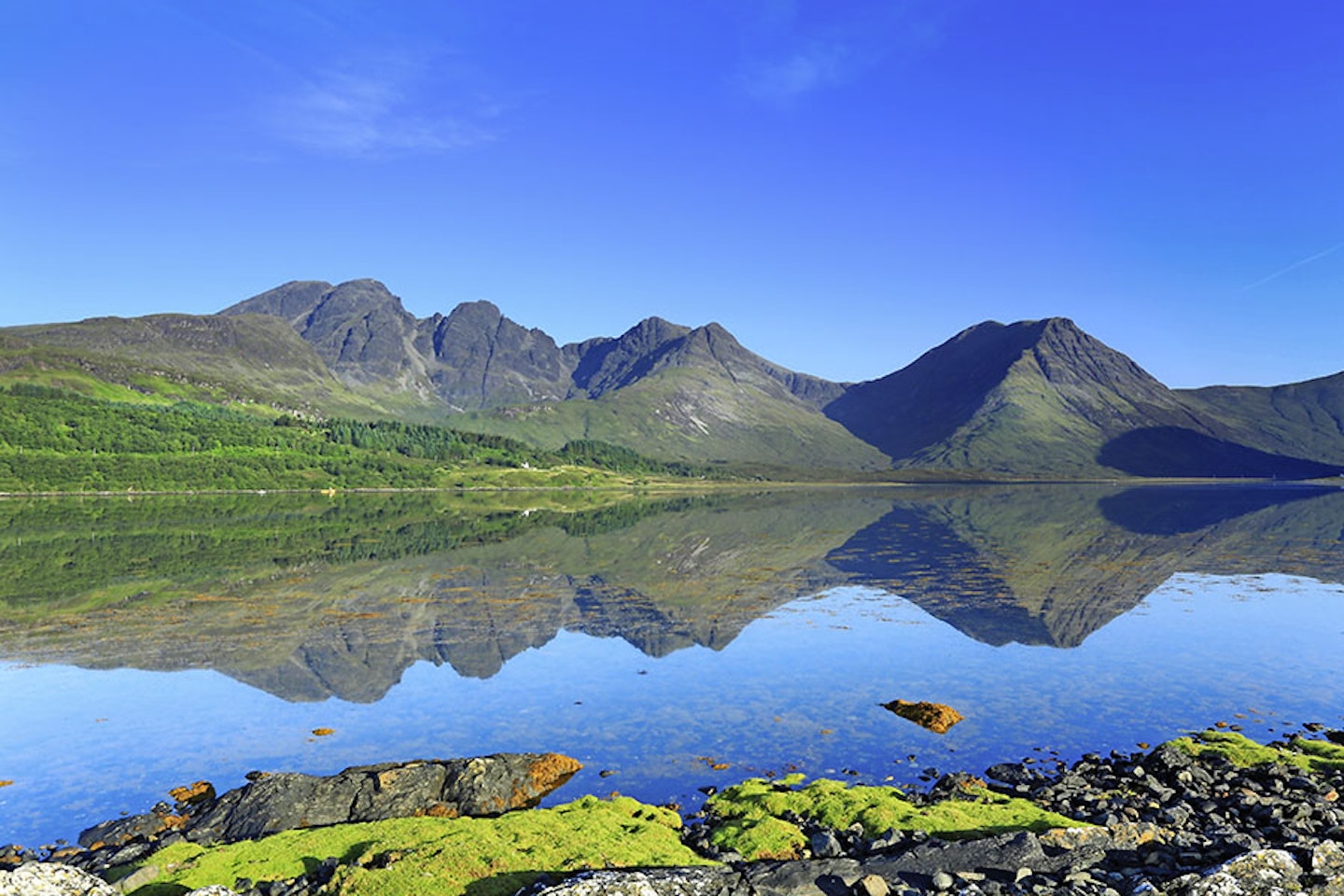 The view of Blabheinn from Loch Slapin.