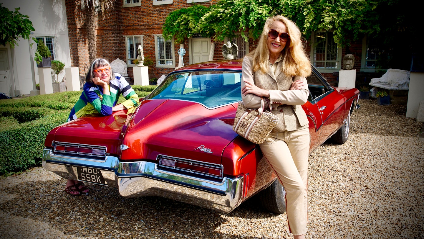 Jerry Hall on Celebrity Antiques Road Trip