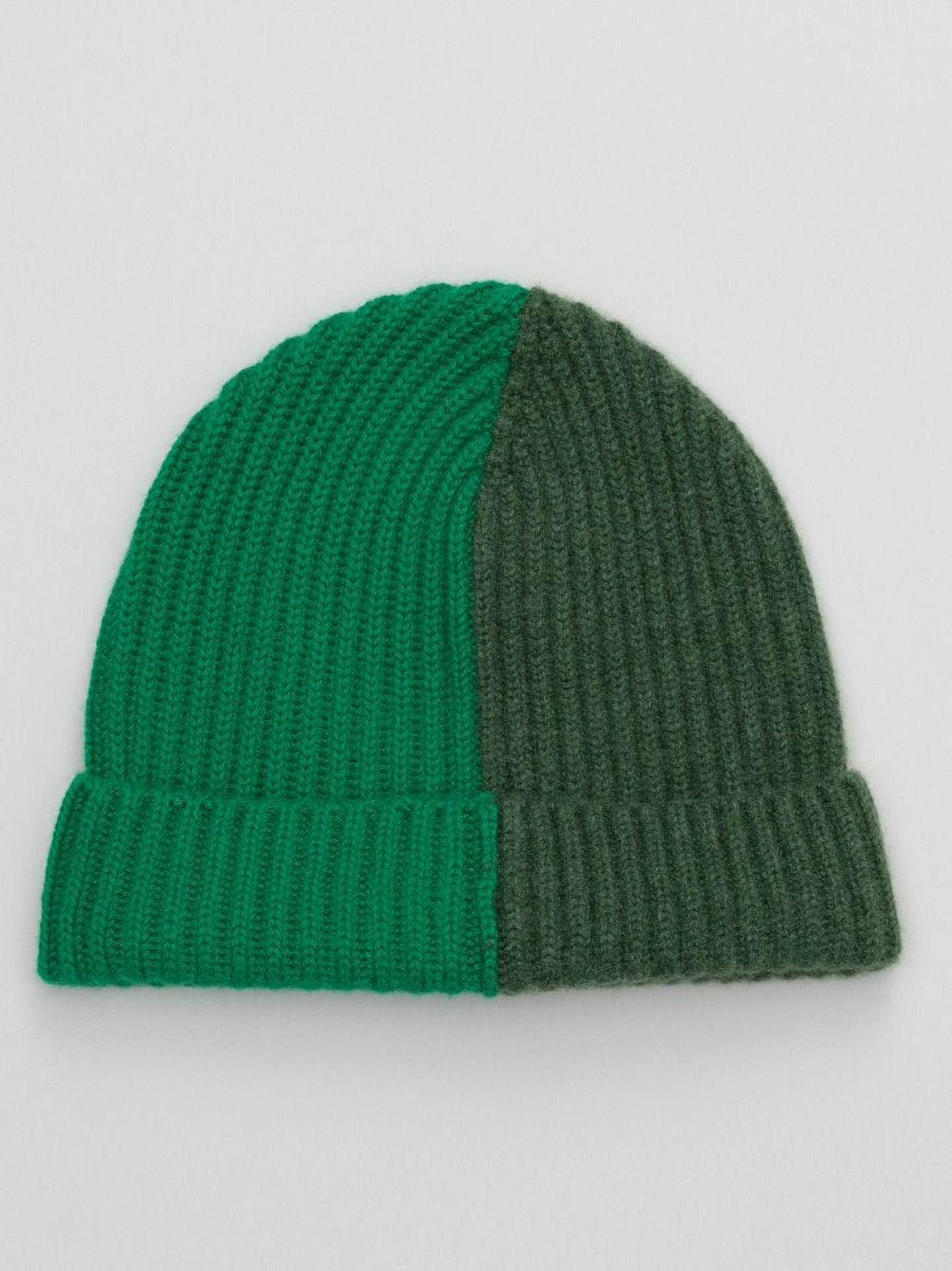 Begg x Co, Knitted Bi-Colour Beanie, £130