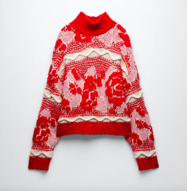 zara christmas jumpers