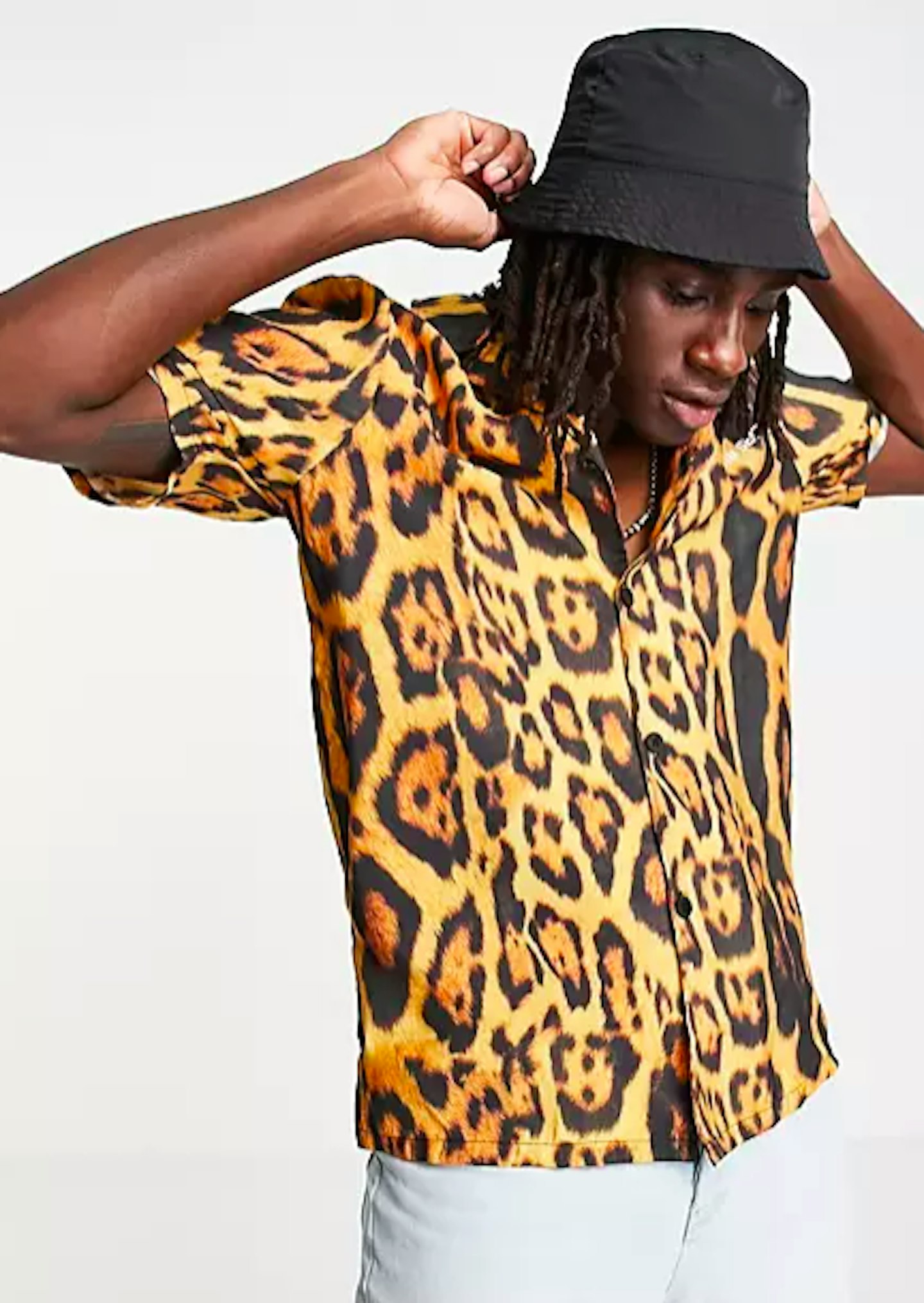 9N1M SENSE shirt with animal print