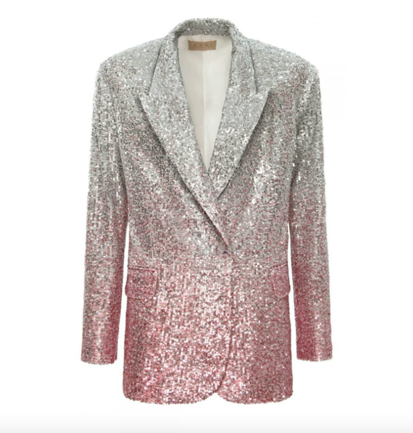 Aggi, Sequin Blazer Gioia Silver Peony, £375