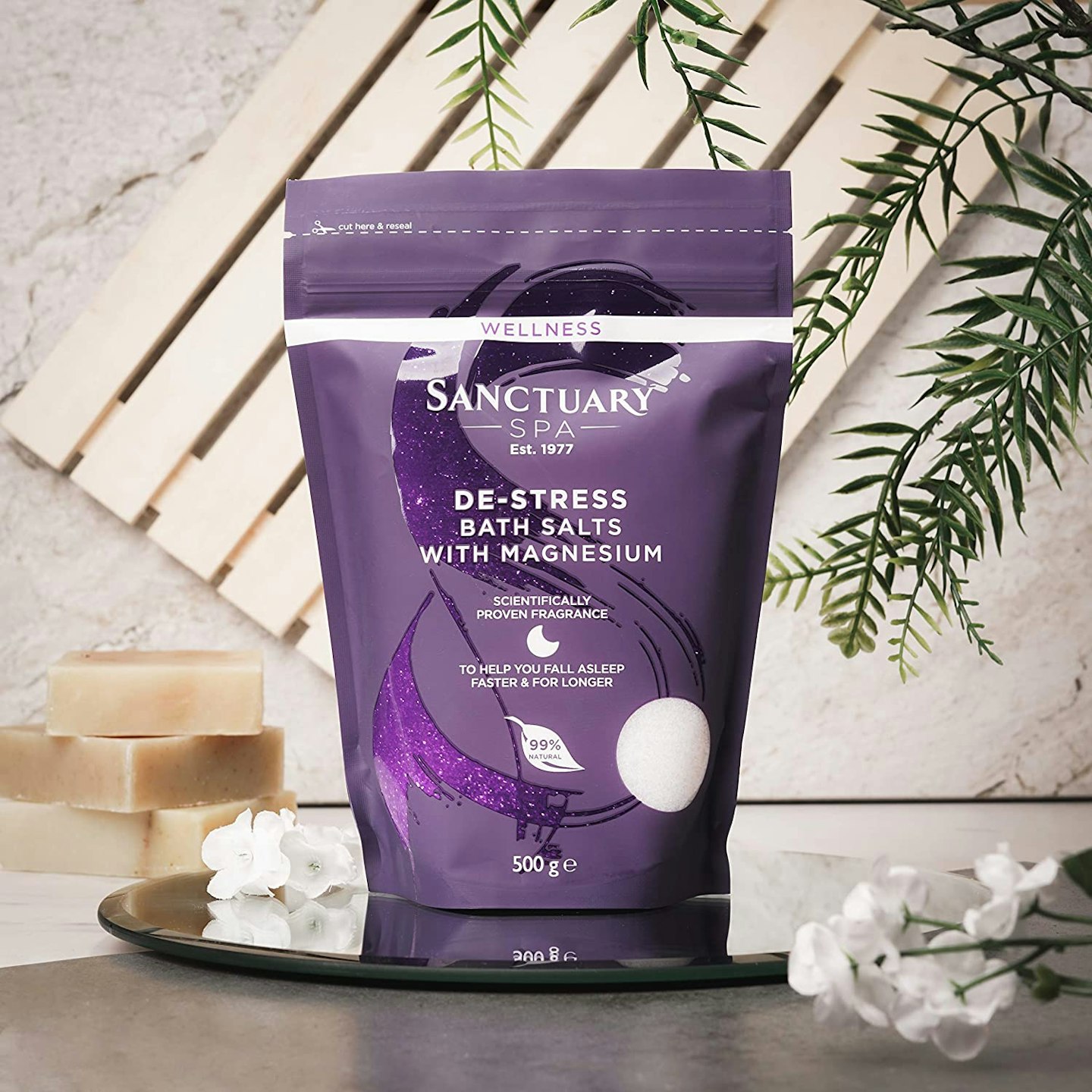 Sanctuary Spa Wellness De-stress Bath Salts, £8
