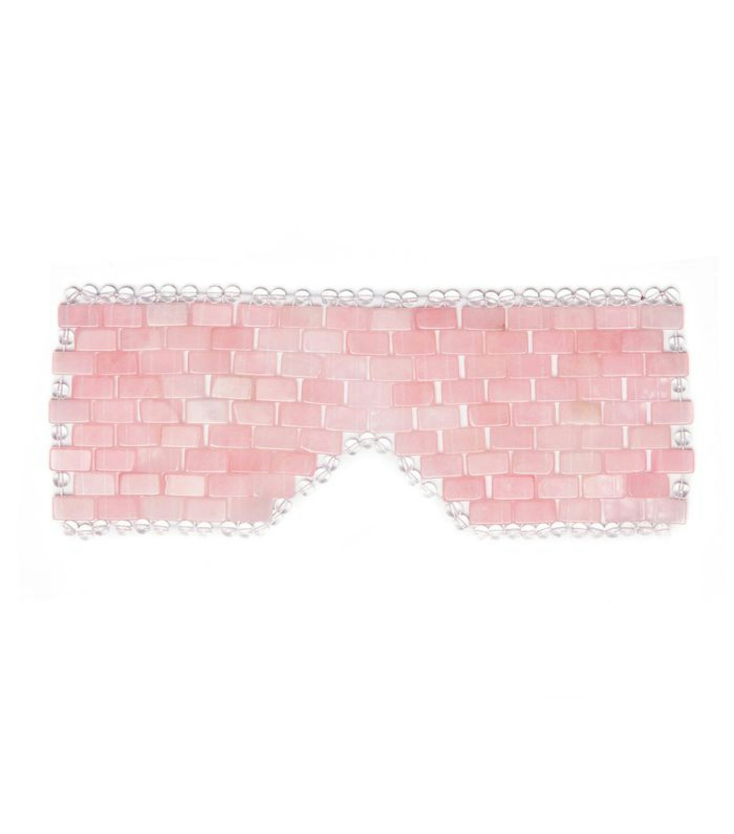Angela Caglia Self Love Rose Quartz Eye Mask, £110