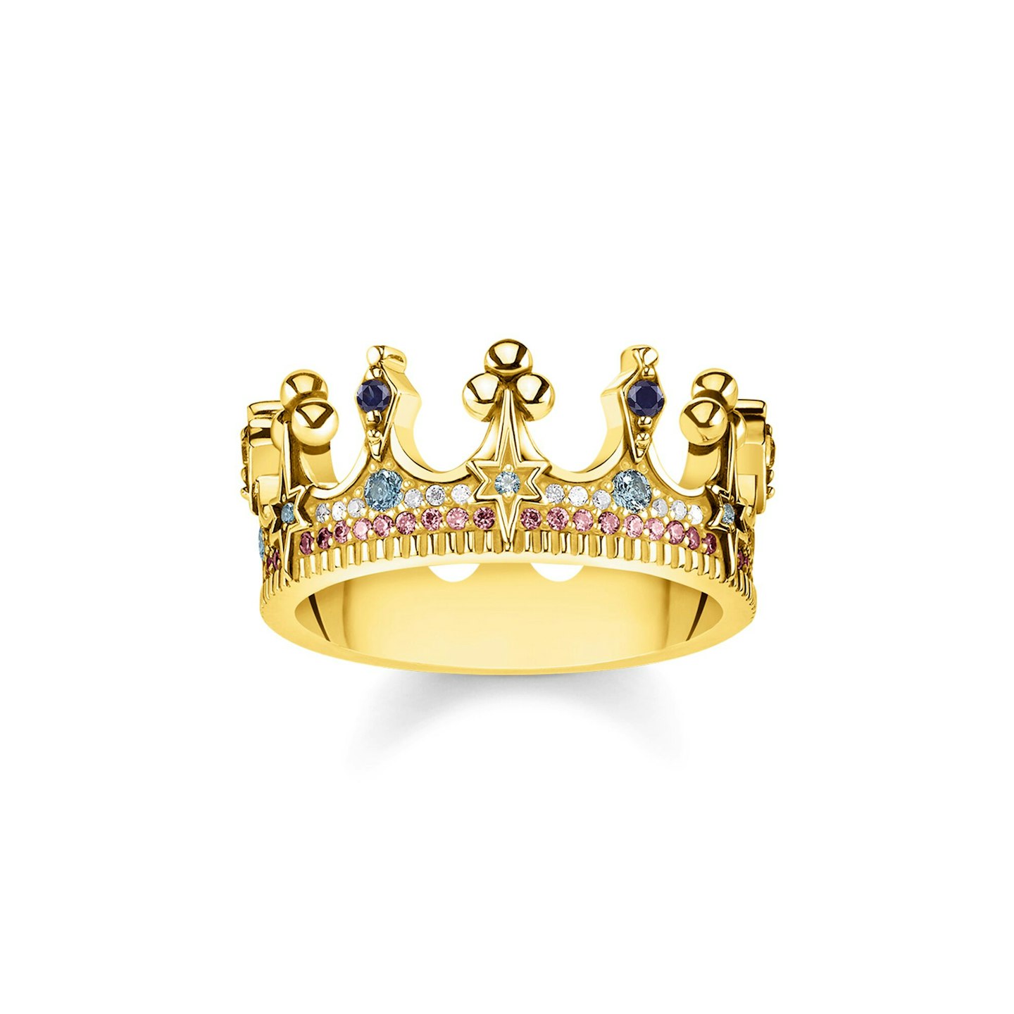 Gold Crown Ring, £239