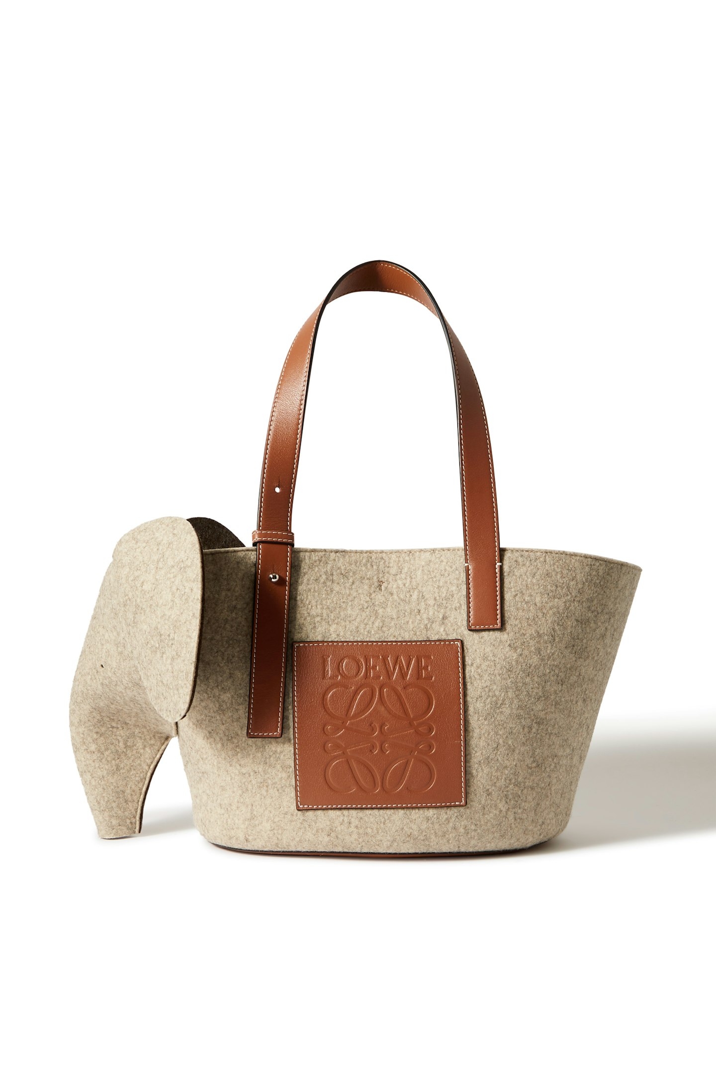 Loewe, Elephant Leather-Trimmed Felt Tote, £795 at Net-a-Porter