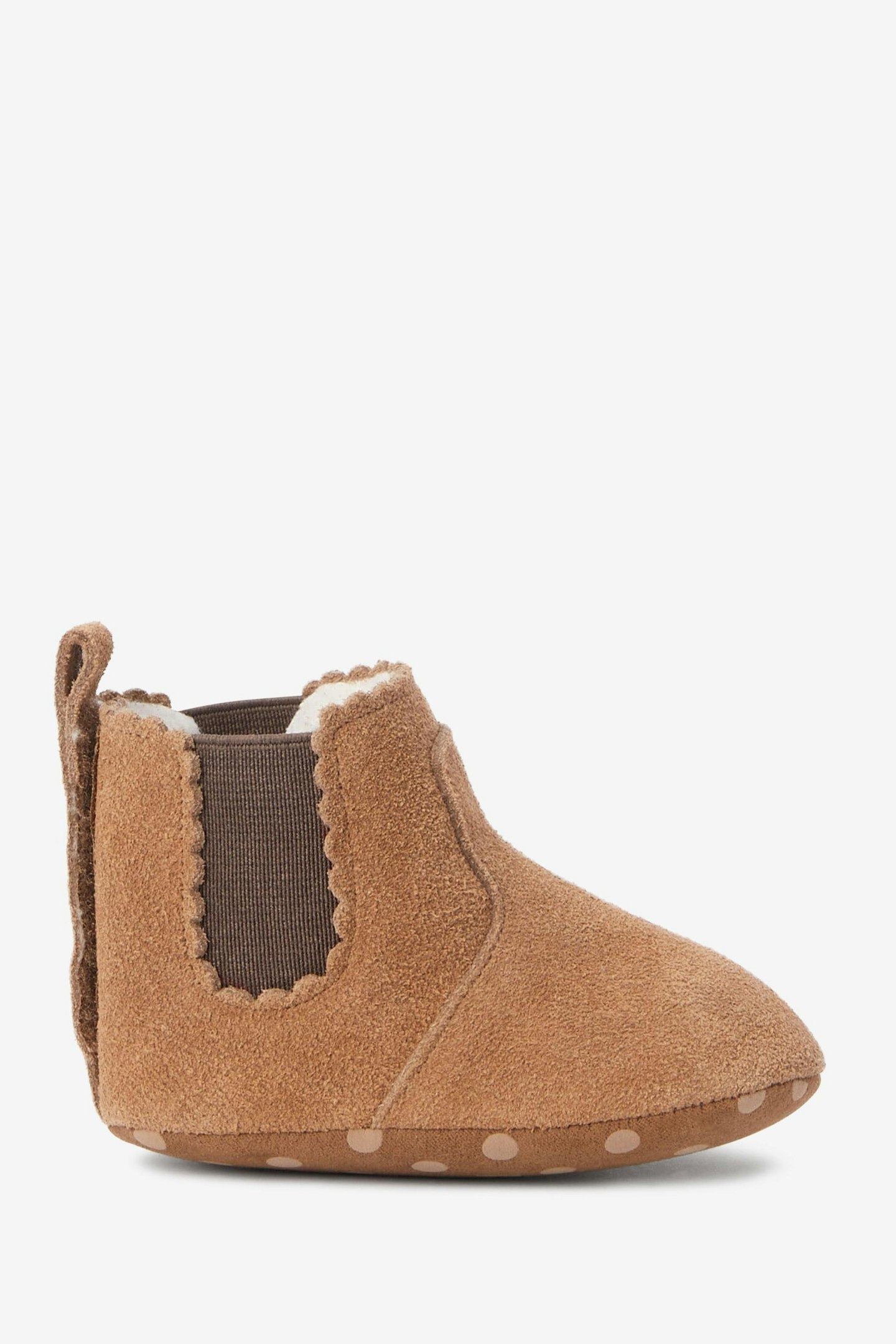 Tan Leather Chelsea Baby Boots