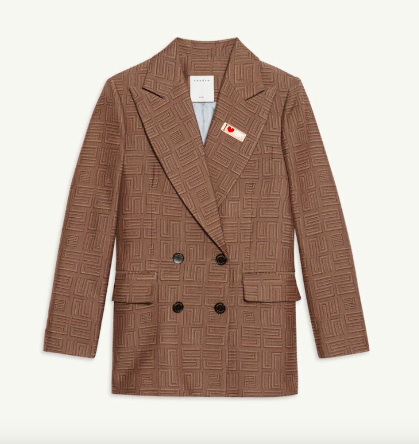 Sandro, Jacquard Tailored Jacket, WAS £439 NOW £307.30